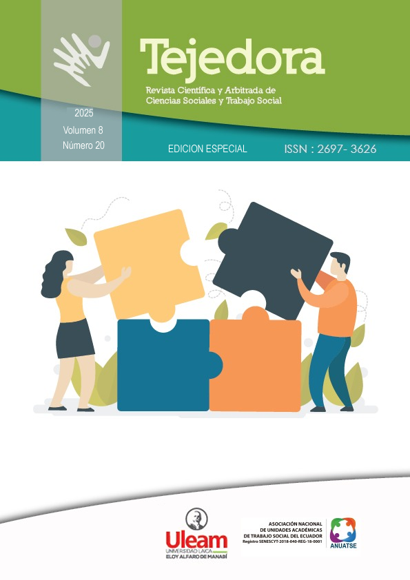 					Ver Vol. 9 Núm. 21 (2026): Revista Científica y Arbitrada de Ciencias Sociales y Trabajo Social: Tejedora
				