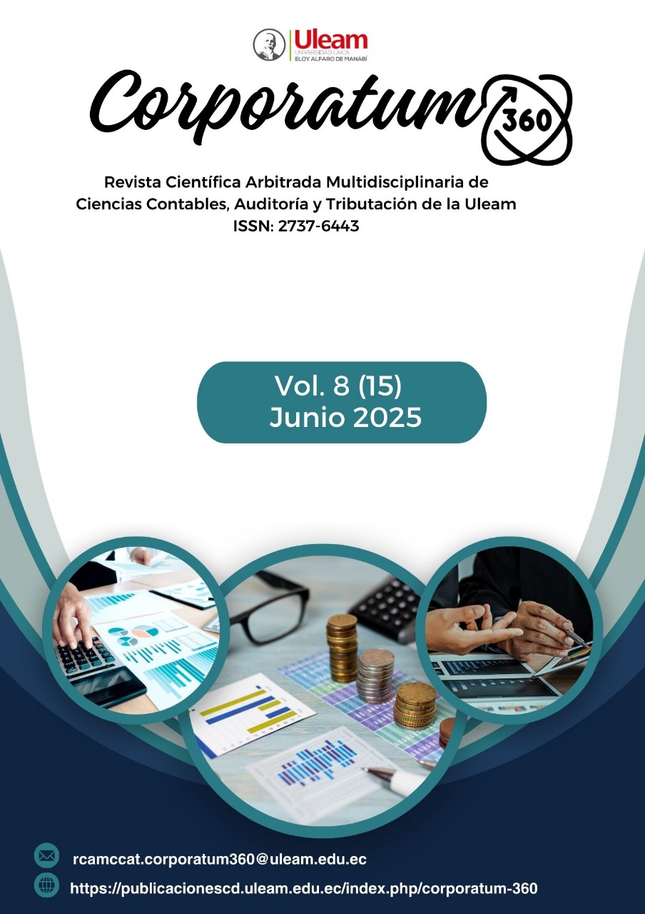 					Ver Vol. 8 Núm. 15 (2025): Revista Científica Arbitrada Multidisciplinaria de Ciencias Contables, Auditoría y Tributación: CORPORATUM 360
				